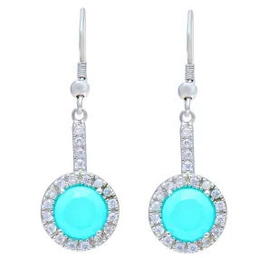 Ocean Cluster CZ Earrings IJ15CSSER009