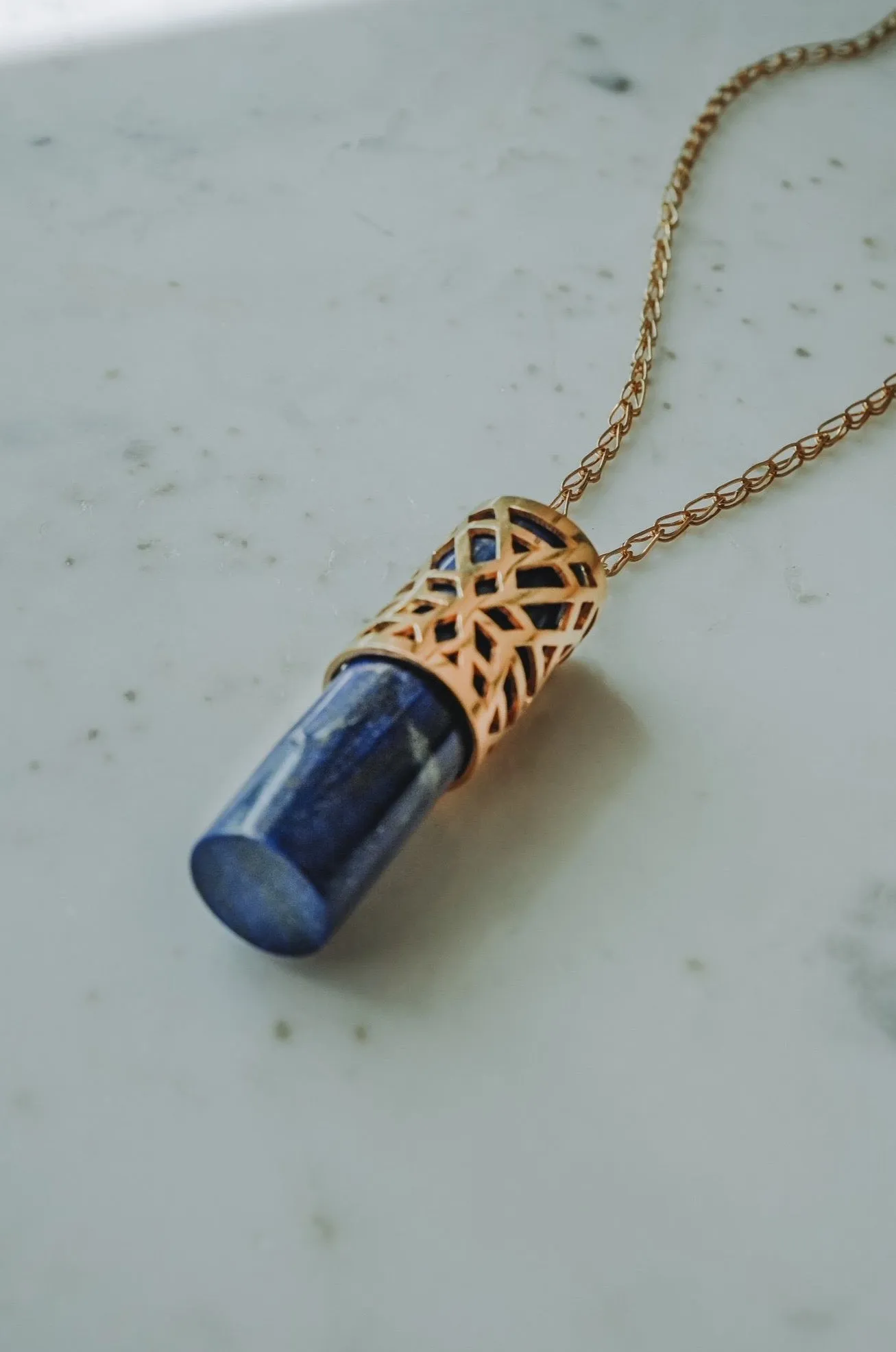 Sterling Silver Jewellery Shaba Vertical Handmade Pendant